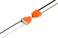 IDEAL Industries 30-372 PowerPlug® Luminaire Disconnect, Model 102, 2-Wire, Card of 25