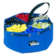Ideal Industries Blue Poly Divider Pouch Small Parts Storage Bag with 6 Internal Pockets