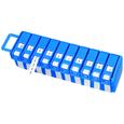 Ideal Industries Wire Marker Dispenser with Legends 0-9 Rolls and Tyvek Tape
