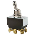 Ideal Industries Heavy-Duty Toggle Switch DPDT O-F-O Screw Terminal 21 Amp 14.8 VDC