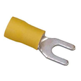 Ideal Industries Vinyl Insulated Spade Terminal 12-10 AWG #8 Stud 100-Pack
