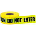 Ideal Industries Barricade Safety Tape - Caution Do Not Enter - 3" x 1000' High-Visibility Yellow