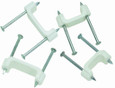 IDEAL Industries BPS2-5 Plastic Insulated Cable Staples, 1/2", 500/Bag