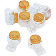IDEAL Industries 86-950 IDC 2-Wire UY Yellow Butt Splice Jellybean Connectors, 100/pack