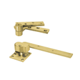 Norton Rixson 147 Series 3/4" Offset Pivot Set, bright brass finish (605), with top pivot included