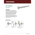 Von Duprin 7847F-3ft Wide Stile Concealed Vertical Rod Exit Device, Fire Rated, Grade 1, 36"