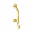 Hager 19N Cast Brass Door Pull with 3-1/8" Projection and 6-3/16" CTC