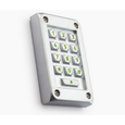 Paxton Vandal Resistant Metal Keypad, Zinc Alloy, 13 Key, Backlit, 10-14VDC, IPX7, Chrome Plated