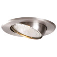 Halo 5070SN 5" Trim PAR30 Eyeball Satin Nickel Trim with Satin Nickel Eyeball, 30 Degree tilt