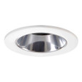 Halo 3007WHC 3" Trim Lensed Shower Light 15 Degree White Trim with Clear Reflector