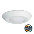 Halo BLD406930WHR-CA 4" Backlit LED Downilght, 600 lumen series, 90 CRI,3000K, Matte White Finish,120V