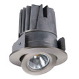 Halo ELG406930SN 4" LED Satin Nickel Gimbal Trim / Light Engine, 3000K, for H457 LED Housings - GEN2