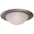 Halo 172TBZS 6" Trim Showerlight with Dome Lens and Reflector - Socket Supporting Wet Location & Air-tite Listed Tuscan Bronze Trim with Frosted Glass Dome