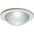 Halo 5054PS 5" Trim Showerlight White Trim with Frosted Dome Diffuser