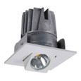 Halo ELSG406930WH 4" LED White Square Gimbal Trim / Light Engine, 3000K, for H457 LED Housings - GEN2