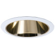 Halo 426RG 6" Trim Reflector Cone White Trim with Residential Gold Reflector Cone