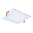 Halo HLB6S099401EMWR 6 in. White Square Integrated LED Recessed Light Direct Mount Kit, 4000K, 90CRI, (No Can Needed)