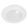 Halo HLC6099301EWH-12BP 6" LED surface light, 900 lumens, 90 CRI, 3000K CCT, 120V, matte white, Qty 12 bulk pack
