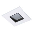 Halo TL46S6GMWBB 2" square lens wall wash pinhole, matte white flange, black lens frame