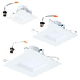 Halo RSQ6TRMWH 6-inch overlay, matte white.