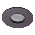 Halo TL43R2GGBBB 2" round lens pinhole ML4 trim, german bronze flange, black lens frame
