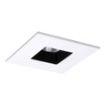 Halo TLS408WHBB 4" LED Trim, Square Baffle Trim with Solite(R) Regressed Lens, Black Baffle, White Ring, Shower Rated Halo TLS408WHBB 4" LED Trim, Square Baffle Trim with Solite(R) Regressed Lens, Black Baffle, White Ring, Shower Rated
