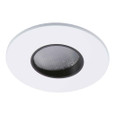 Halo TL45R6GMWBB 2" square lens pinhole, ML4 trim, matte white flange, black lens frame