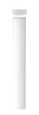 RAB BDLEDR12NW/D10 BOLLARD DOME 42" 12W DIM LED NEUTRAL 90 DEG WHITE