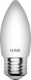 RAB B11-3-E26-927-F-F DECORATIVE 300 LUMENS B11 3W BASE E26 90CRI 2700K FILAMENT FROSTED