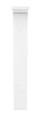 RAB BLED24YW/480/D10 BOLLARD SQUARE 42" 24W 480V DIM LED WARM 90 DEG WHITE