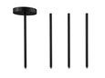 RAB CD34STEM-K CYL34 ACCESSORY 48" PENDANT STEM (4)-12" STEMS BLACK RAB CD34STEM-K CYL34 ACCESSORY 48" PENDANT STEM (4)-12" STEMS BLACK