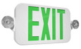 RAB ECOMBO34-RGH ULTRA ECONOMY EXIT/EM UNV FACE 2-HEADS RED/GREEN LETTERS HIGH LUMEN