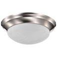 NUVO Lighting 60-284 2 Light, 14in, Flush Mount, Twist and Lock with Alabaster Glass