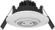 RAB G3R8940120W RECESSED DOWNLIGHTS 618 LUMENS GIMBAL 3 INCH ROUND 8W 90CRI 4000K 120V WHITE
