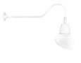 RAB GN2LED26YRAD11W DECORATIVE 1230 LUMENS GOOSENECK 26W 3000K 35 INCHES ARM ANGLED DOME RECTANGULAR 11 INCHES WHITE RAB GN2LED26YRAD11W DECORATIVE 1230 LUMENS GOOSENECK 26W 3000K 35 INCHES ARM ANGLED DOME RECTANGULAR 11 INCHES WHITE