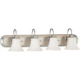 NUVO Lighting NUV-60-1835 Dupont - 4 Light - Vanity with Satin White Glass