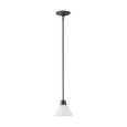 NUVO Lighting NUV-60-3172 Empire - 1 Light - 7 in. - Mini Pendant with Frosted White Glass