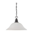NUVO Lighting NUV-60-3173 1 Light - 16 in. - Pendant with Frosted White Glass