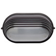 NUVO Lighting 60-523 1-Light, 10in, Oval Hood Bulk Head, Die Cast Bulk Head