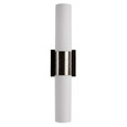 NUVO Lighting NUV-60-2936 Link - 2 Light - (Vertical) Tube Wall Sconce with White Glass