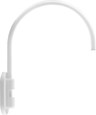 RAB GOOSE4W DECORATIVE GOOSENECK STYLE4 WALL 20 INCHES HIGH 19 INCHES FROM WALL 1/2 INCH NPS WHITE RAB GOOSE4W DECORATIVE GOOSENECK STYLE4 WALL 20 INCHES HIGH 19 INCHES FROM WALL 1/2 INCH NPS WHITE