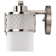 NUVO Lighting 60-4684 Fusion, 4-Light, Vanity Fixture with Frosted Glass