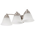 NUVO Lighting 60-3266 Empire, 3 Light, 21in, Vanity with Frosted White Glass