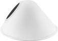 RAB GSACW DECORATIVE ANGLED CONE SHADE FOR GNLED GOOSENECK WHITE