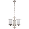 NUVO Lighting NUV-60-2851 Odeon - 3 Light - (convertible up/down) Chandelier with Satin White Glass