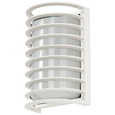 NUVO Lighting 60-532 1-Light, 10in, Rectangle Cage Bulk Head, Die Cast Bulk Head