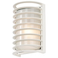 NUVO Lighting 60-532 1-Light, 10in, Rectangle Cage Bulk Head, Die Cast Bulk Head