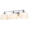 NUVO Lighting 60-4583 Soho, 3 Light, Vanity Fixture with Satin White Glass