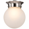 NUVO Lighting 60-3249 1-Light, 6in, Ceiling Mount with Frosted White Glass