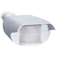 RAB GSSTW DECORATIVE STRAIGHT SHADE FOR GNLED GOOSENECK WHITE